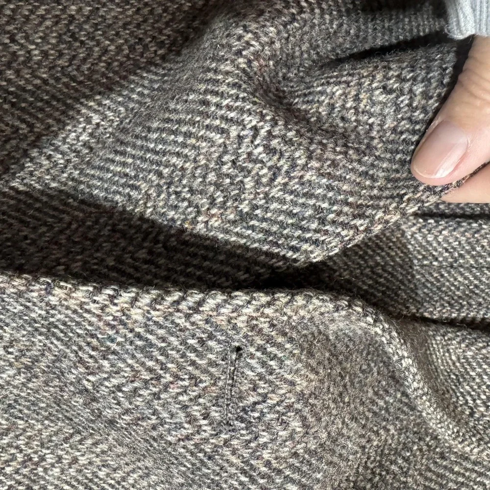 Vintage Harris Tweed Blazer Mens 42 Herringbone Wool Coat Trend‎ Setters USA 90s